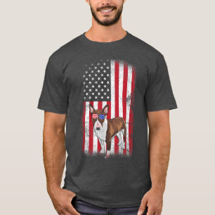 Camiseta Bull Terrier Dog USA Bandera Niños Chicas Hombres 