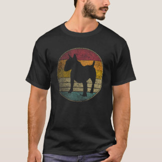 Camiseta Bull Terrier Dog Vintage Distressed Retro Style Si