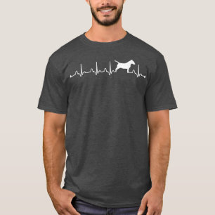 Camiseta Bull Terrier Heartbeat EKG Funny Bull Terrier Dog 