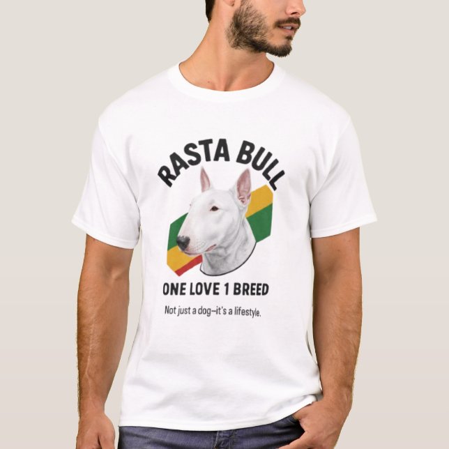 Camiseta Bull terrier Lover T-Shirt (Anverso)