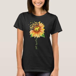 Camiseta Bull Terrier Mom Sunflower por Bull Terrier
