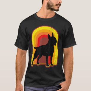 Camiseta Bull Terrier Shirt Vintage Retro Bull Terrier Dog
