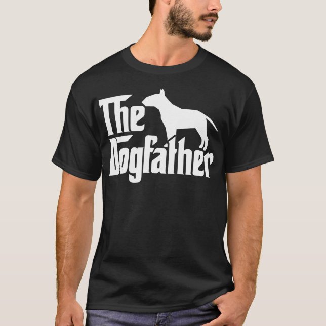 Camiseta Bull Terrier The Dogfather Bull Terrier Papá (Anverso)