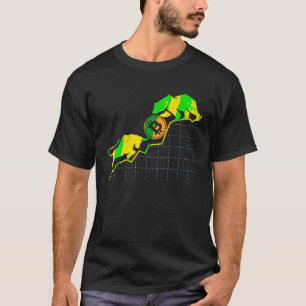 Camiseta Bull vs Bear Bitcoin Cryptocurrency Market
