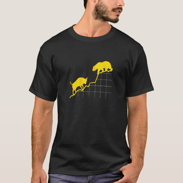 Camiseta Bull Vs Bear I Comparte Mercado De Valores Etf Cap (Anverso)