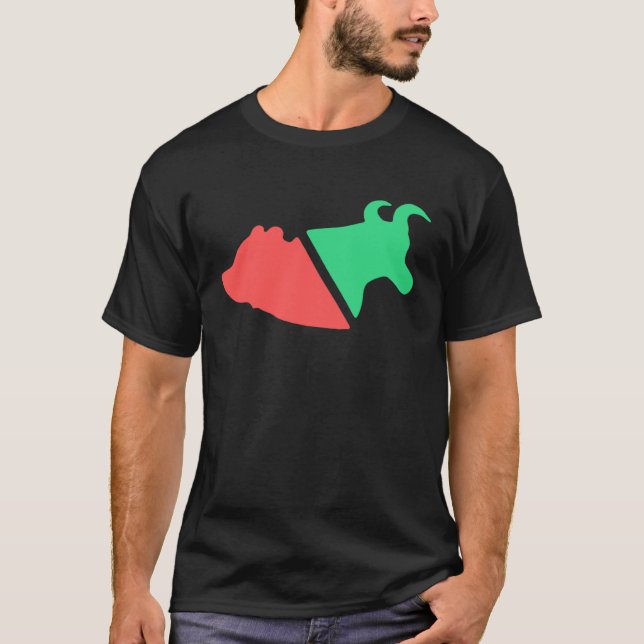 Camiseta Bull vs Bear Stock Investor & Trader in Finance (Anverso)