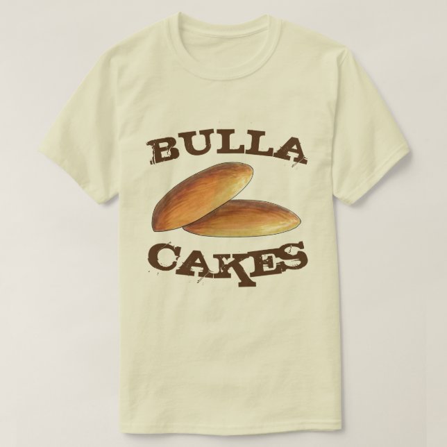 Camiseta Bulla Pasteles de melaza jamaiquina tradicionales (Diseño del anverso)