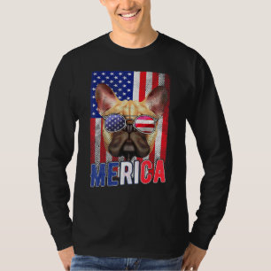 Camiseta Bulldog 4 De Julio Niños Gafas De Sol Uu Puppy