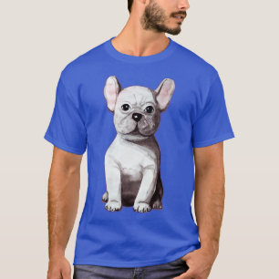 Camiseta Bulldog acuarela francés
