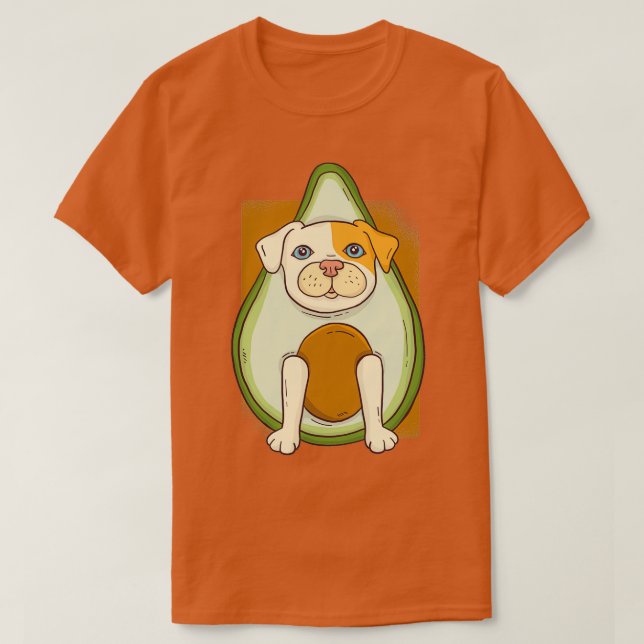Camiseta Bulldog Aguacate (Diseño del anverso)