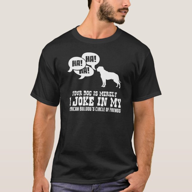Camiseta Bulldog americano (Anverso)