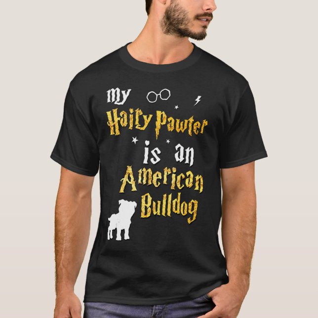 Camiseta Bulldog americano Bulldog (Anverso)