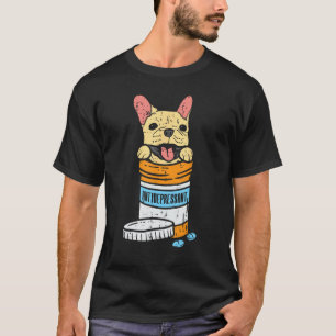 Camiseta Bulldog antidepresivo francés Frenchie Dog Lover O
