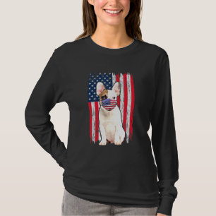 Camiseta Bulldog Bandera Americana El Perro Usa La Máscara