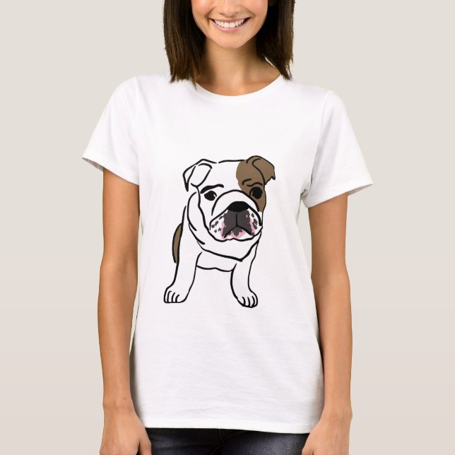 Camiseta Bulldog Bebé (Anverso)