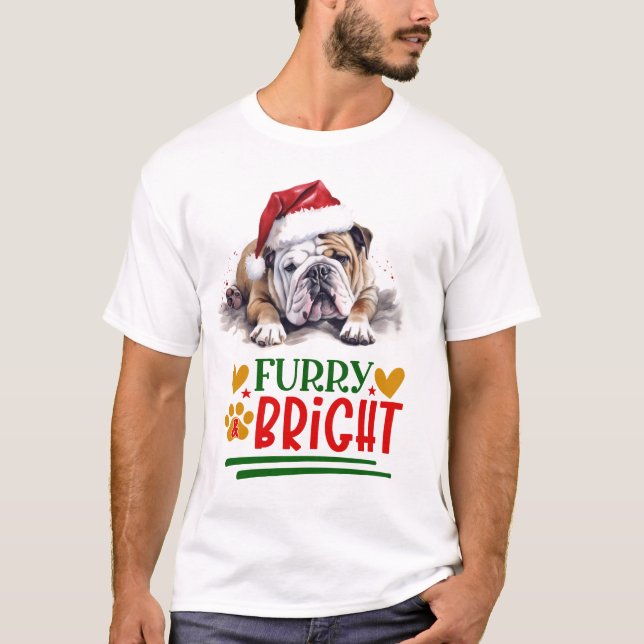 Camiseta Bulldog brillante (Anverso)