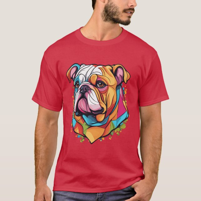 Camiseta Bulldog británico (Anverso)