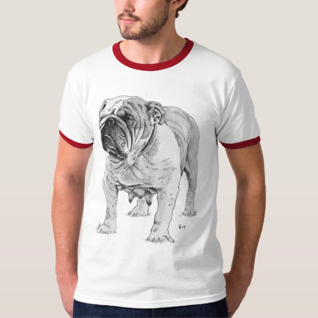 Camiseta Bulldog británico (Anverso)