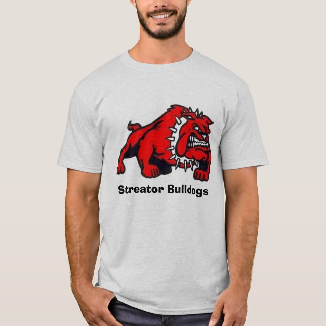 Camiseta bulldog, bulldoges de Streator (Anverso)