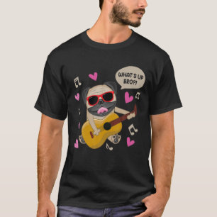 Camiseta Bulldog - Cantante divertida de guitarra