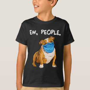 Camiseta Bulldog con máscara