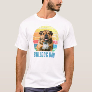 Camiseta Bulldog Cute Grungy Vintage Distressed o Tu Perro