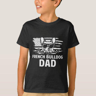 Camiseta Bulldog Dad Frenchie Lover Dueño de Perros
