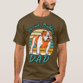 Camiseta Bulldog Dad Funny Dog Lover