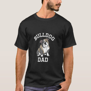 Camiseta Bulldog Dad gracioso Bulldog inglés dueña de perro