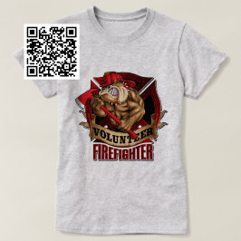Camiseta Bulldog de bomberos