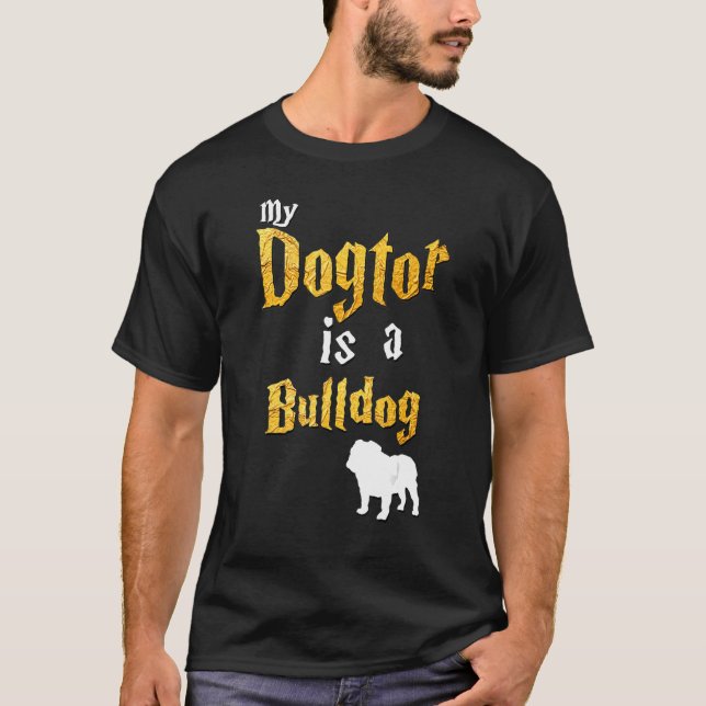 Camiseta Bulldog de Bulldog Mens (Anverso)