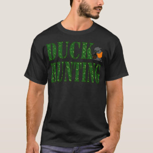 Camiseta bulldog de caza de pato laboratorios negros 