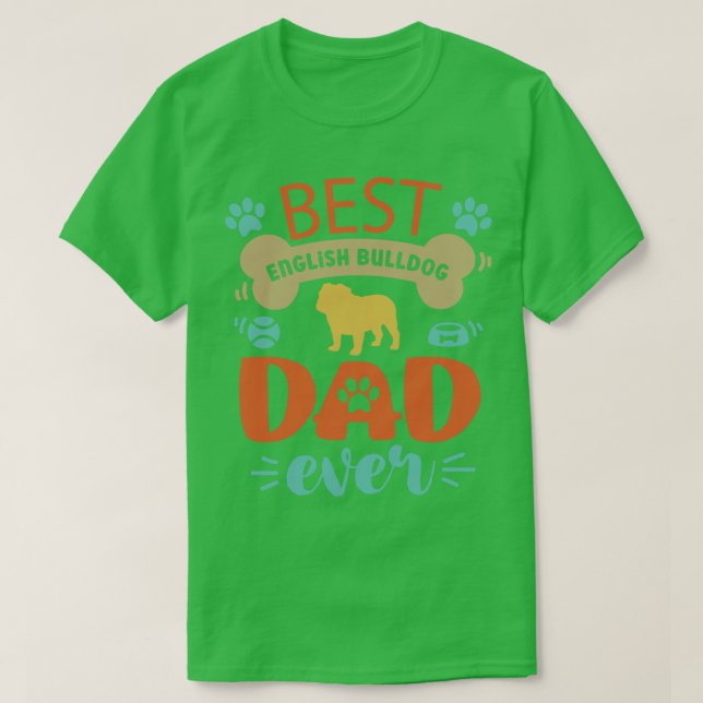 Camiseta Bulldog de Inglaterra (Diseño del anverso)