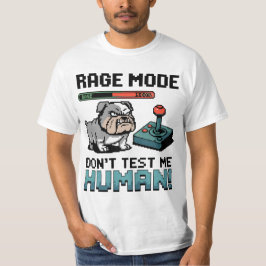 Camiseta Bulldog de jugador enojado - Modo de furia activad