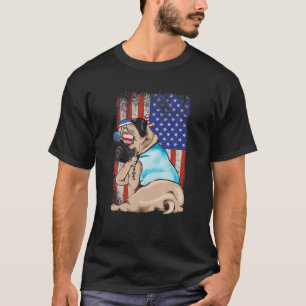 Camiseta BULLDOG de la bandera de EE.UU. con tatuaje me enc