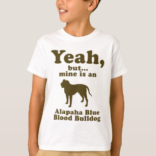 Camiseta Bulldog de la sangre azul de Alapaha