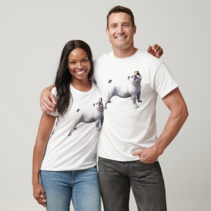 Camiseta Bulldog de pie con orgullo