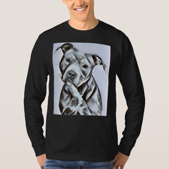 Camiseta Bulldog De Pit Amante De Una Hermosa Fuente De Nar (Anverso)