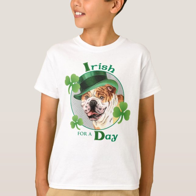 Camiseta Bulldog de San Patricio (Anverso)