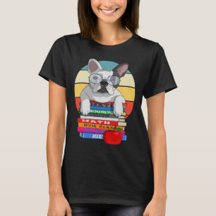 Camiseta Bulldog De Vuelta Al Colegio De La Librería