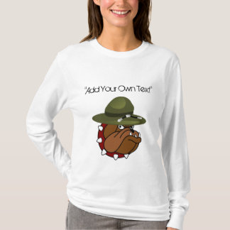 Camiseta Bulldog del diablo (añada su propio texto)
