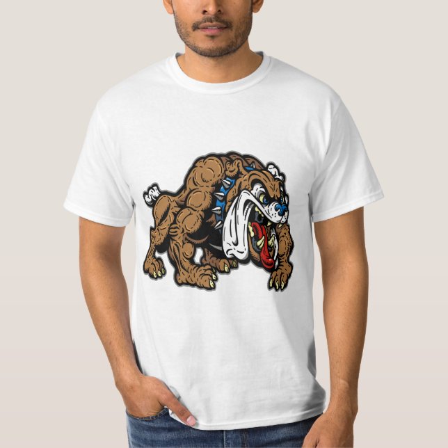 CAMISETA BULLDOG DEL DIBUJO ANIMADO (Anverso)