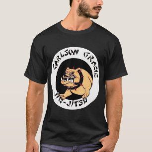 Camiseta Bulldog del logotipo del equipo Carlson Gracie Art