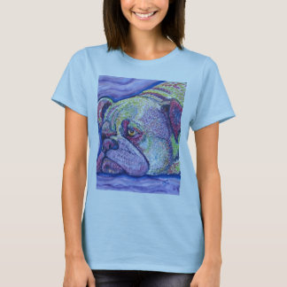 Camiseta bulldog del verano