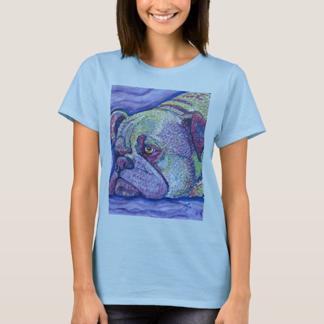 Camiseta bulldog del verano (Anverso)