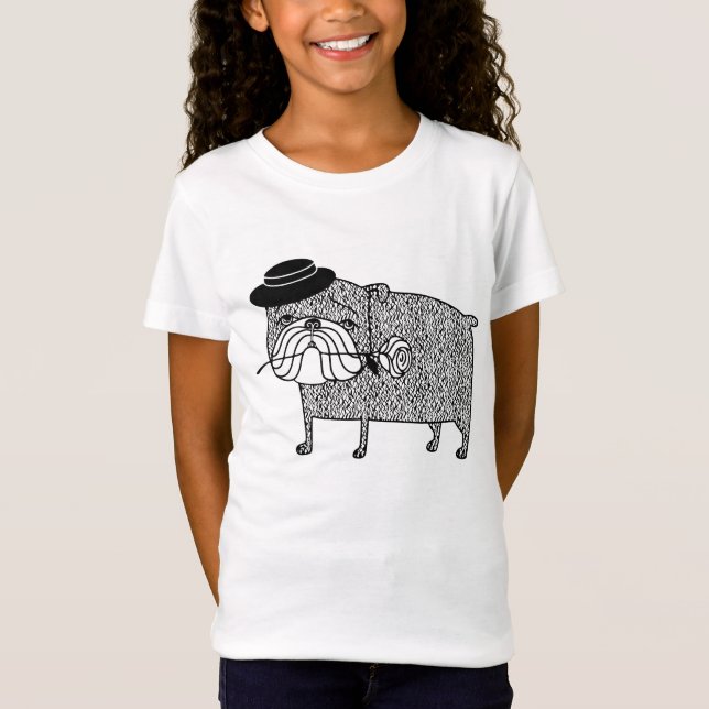 Camiseta Bulldog Desilusionado: Romance Triste (Anverso)