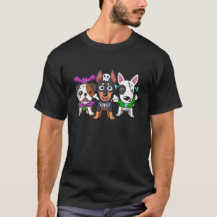 Camiseta Bulldog Doberman Bull Terrier Disfraz de Halloween