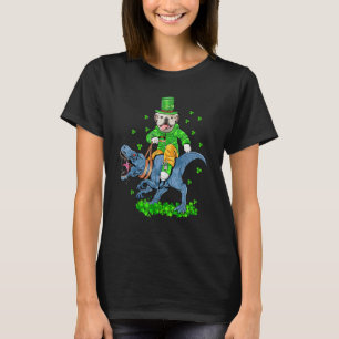 Camiseta Bulldog Dog St Patricks Day T Rex Leprechaun Shamr