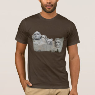 Camiseta Bulldog en el monte Rushmore