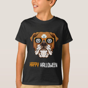 Camiseta Bulldog En Sungles Perro De Vestido De Halloween P
